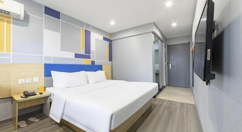 Bed in 7 Days Inn Wuhan Huaqiaocheng Happy Valley