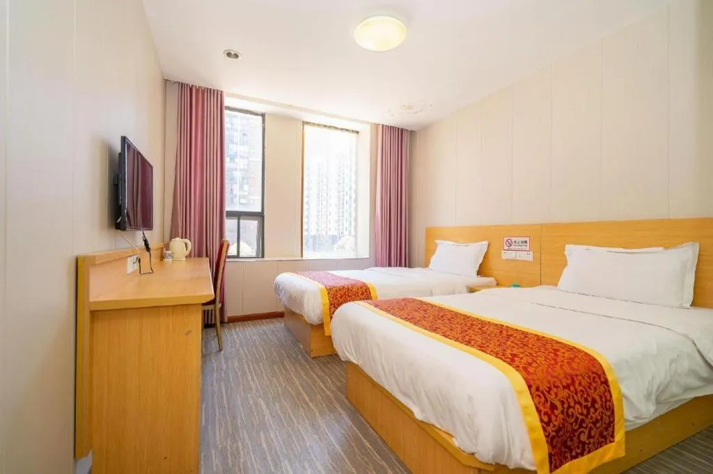 Bed in 7 Days Inn Wuhan Huaqiaocheng Happy Valley