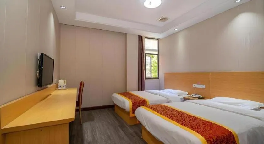 Bed in 7 Days Inn Wuhan Huaqiaocheng Happy Valley