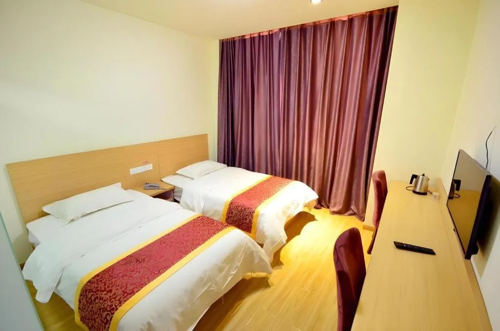 Bed in 7 Days Inn Wuhan Huaqiaocheng Happy Valley