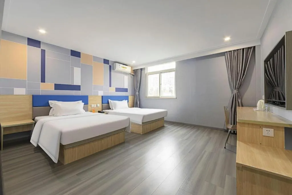 Bed in 7 Days Inn Wuhan Huaqiaocheng Happy Valley