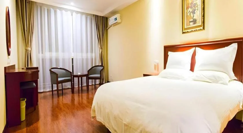 Bed in GreenTree Inn Xuzhou High Speed Railway Zhangqian Square Business Hotel