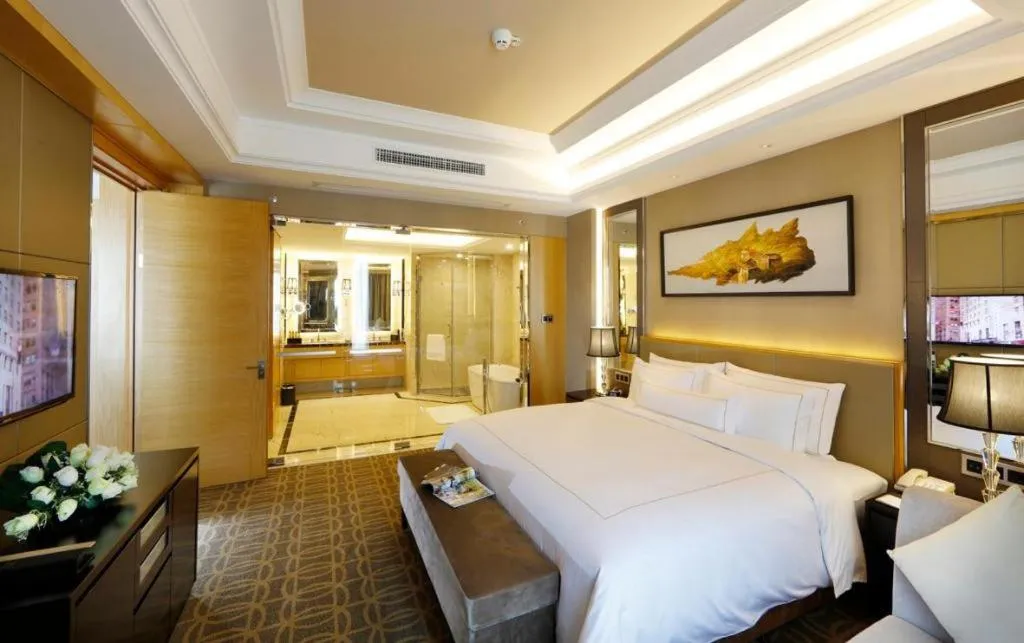 Bed in Wyndham Grand Plaza Royale Mingfa Zhangzhou