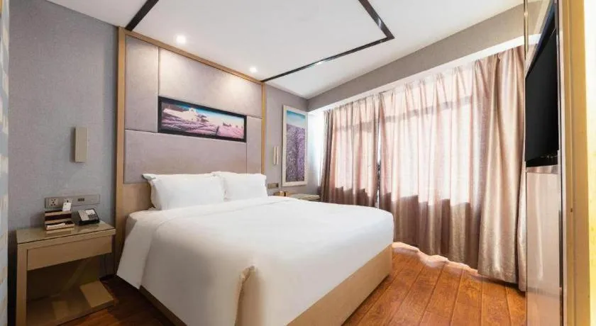 Bed in Lavande Hotel Nanchang Ai Xi Hu Subway East Station Branch