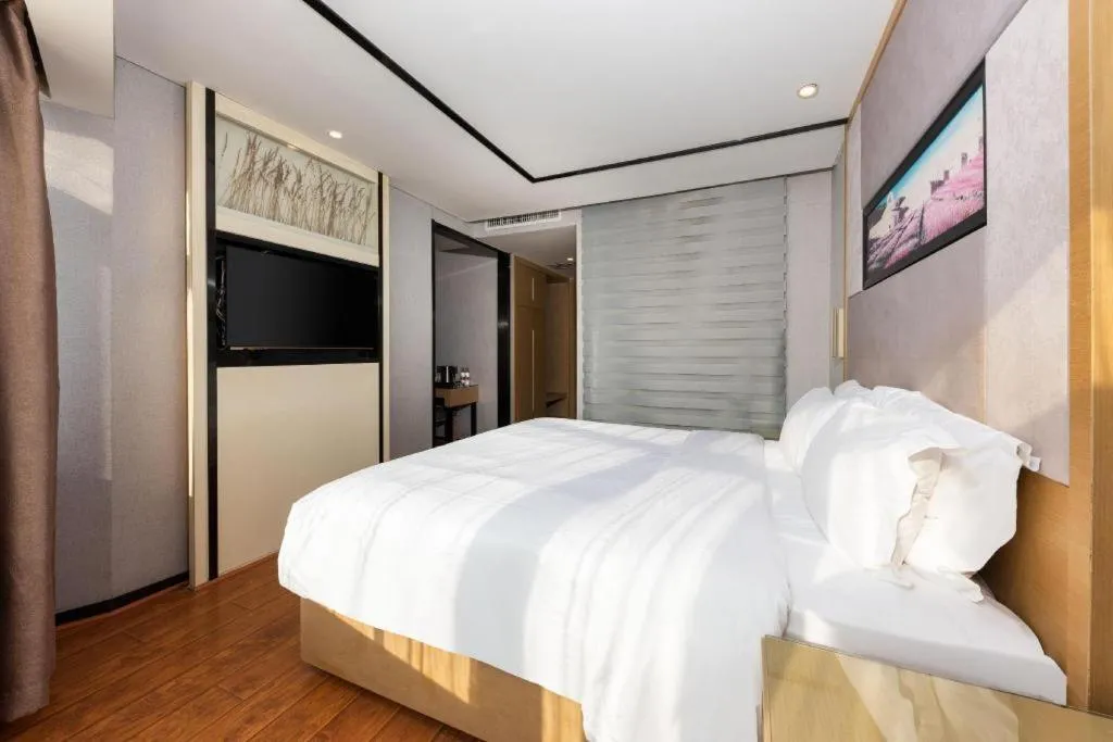 Bed in Lavande Hotel Nanchang Ai Xi Hu Subway East Station Branch