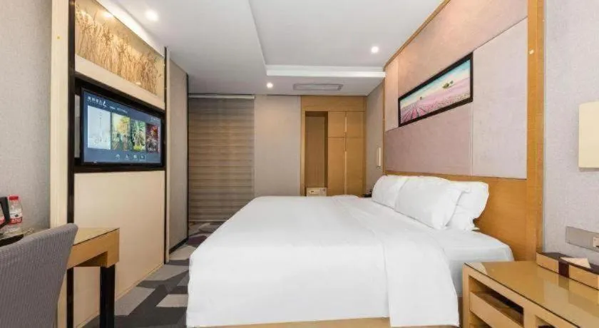 Bed in Lavande Hotel Nanchang Ai Xi Hu Subway East Station Branch
