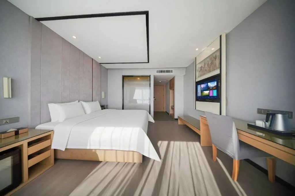 Bed in Lavande Hotel Nanchang Ai Xi Hu Subway East Station Branch