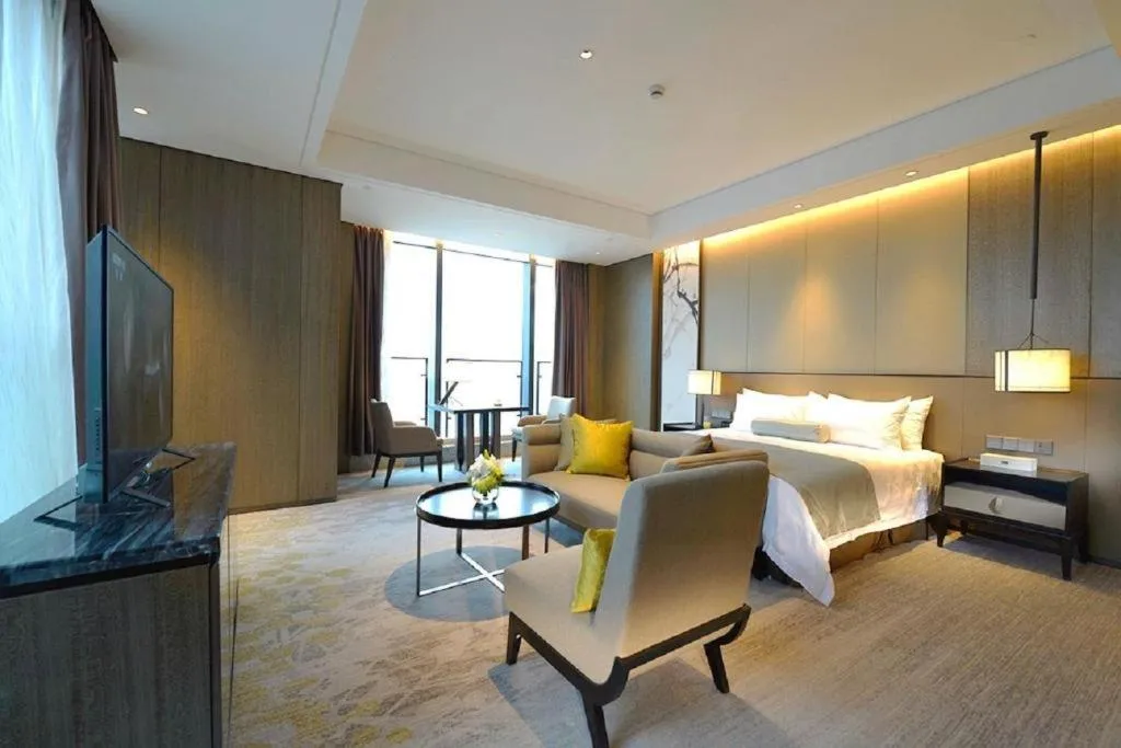 Bed in Golden Eagle Summit Hotel Kunshan