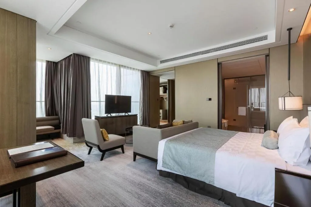 Bed in Golden Eagle Summit Hotel Kunshan