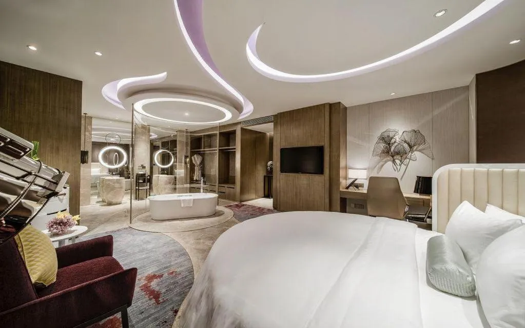 Bed in Golden Eagle Summit Hotel Kunshan