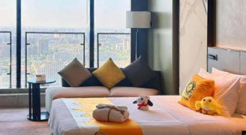 Bed in Golden Eagle Summit Hotel Kunshan