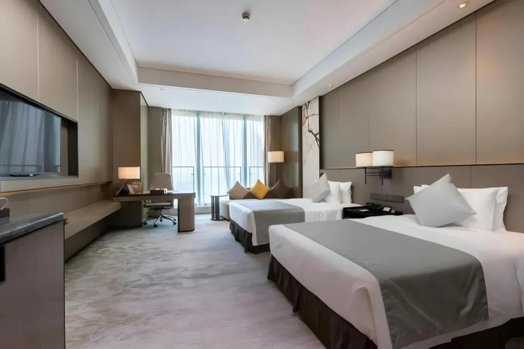 Bed in Golden Eagle Summit Hotel Kunshan