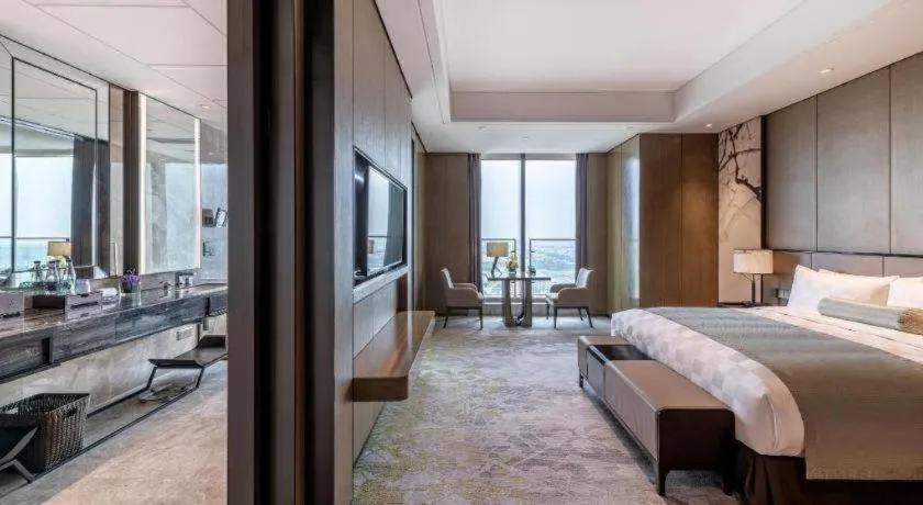 Bed in Golden Eagle Summit Hotel Kunshan