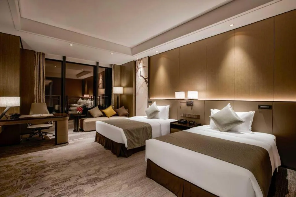 Bed in Golden Eagle Summit Hotel Kunshan