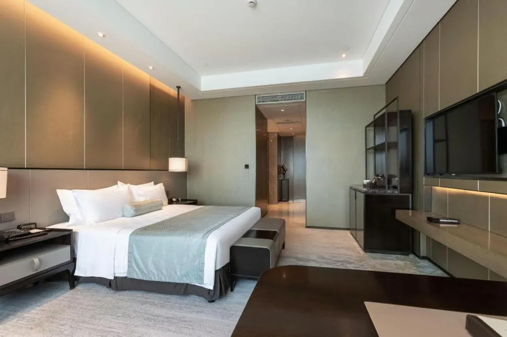 Bed in Golden Eagle Summit Hotel Kunshan