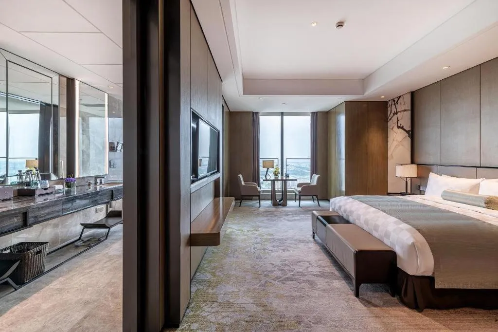 Bed in Golden Eagle Summit Hotel Kunshan