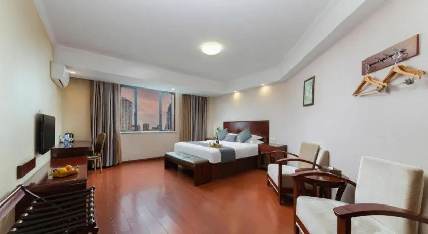 Bed in GreenTree Inn JinDeZhen People Square Taoxichuan Wenchuang Street