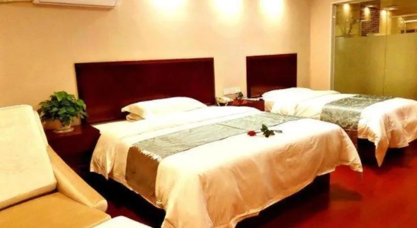 Bed in GreenTree Inn JinDeZhen People Square Taoxichuan Wenchuang Street
