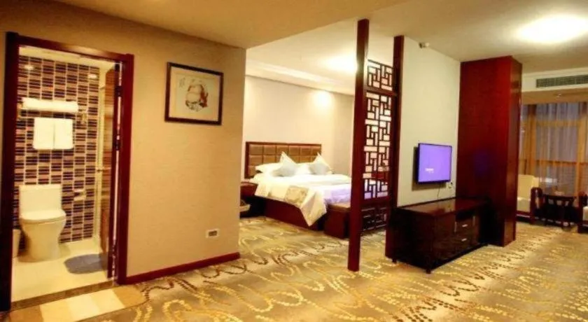 Bed in GreenTree Inn JinDeZhen People Square Taoxichuan Wenchuang Street