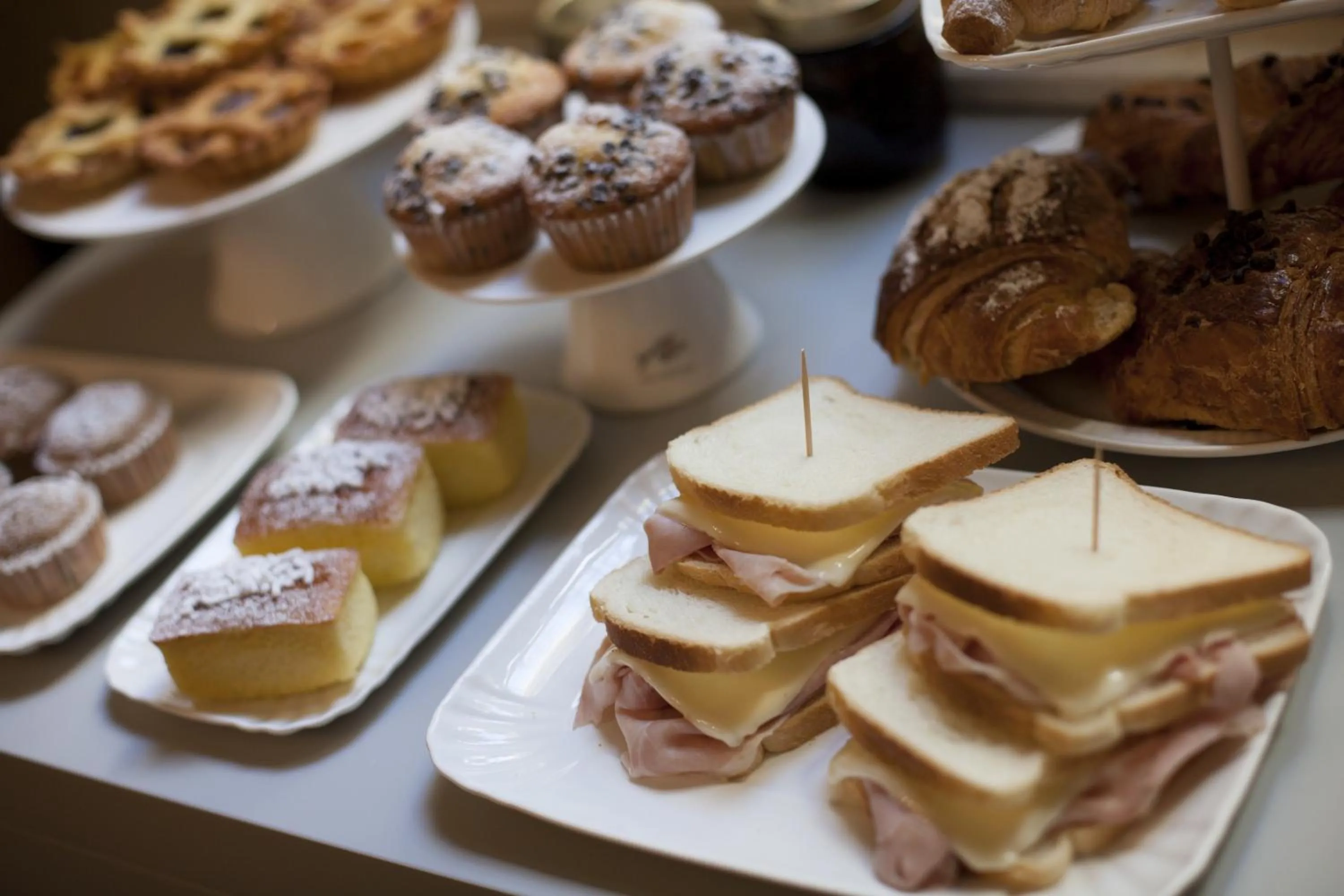 Food close-up in theBed