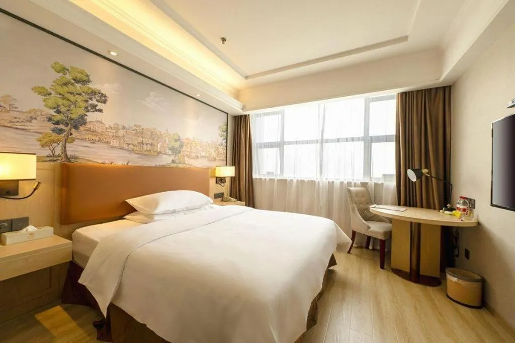 Bed in Vienna Hotel Jiangsu Danyang Railway Station