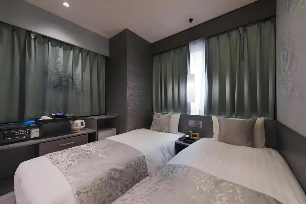 Bed in Hotel Ann Tsukiji