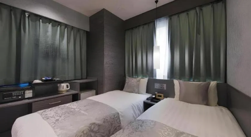 Bed in Hotel Ann Tsukiji