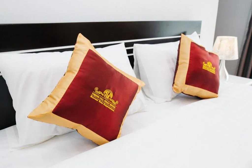 Bed in Thinh Gia Phat Hotel Hoang Hoa Tham