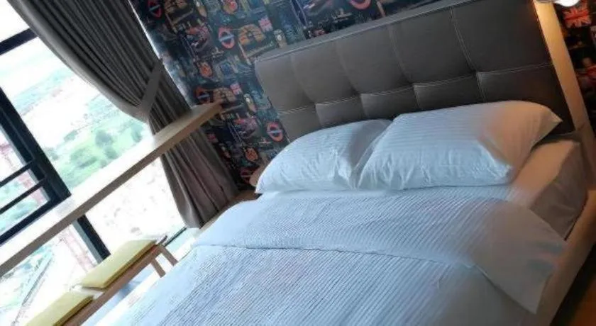 Bed in De Chukai Hotel