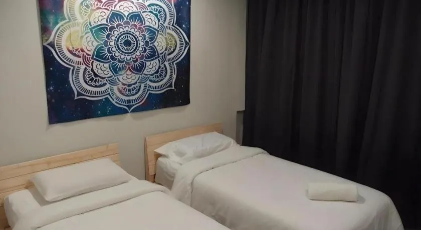 Bed in De Chukai Hotel