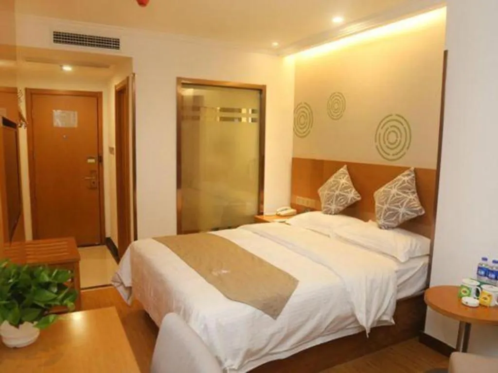 Bed in GreenTree Inn Nanjing Jiangning District Dongqi Road Vehicle 4S Park Branch