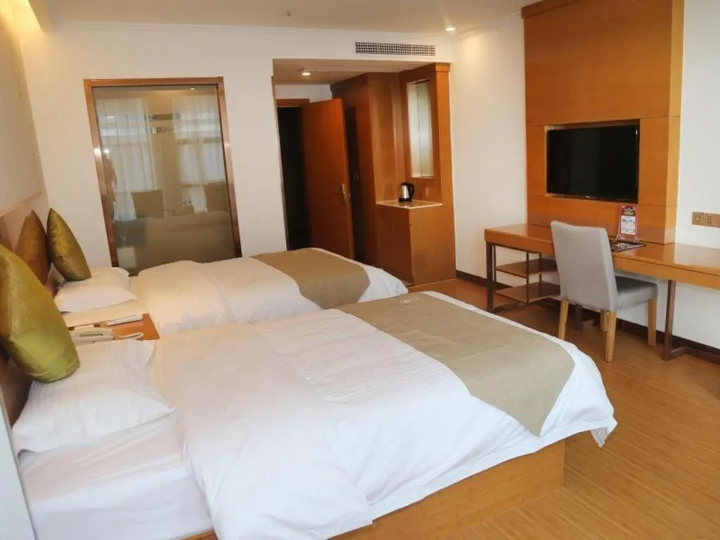 Bed in GreenTree Inn Nanjing Jiangning District Dongqi Road Vehicle 4S Park Branch