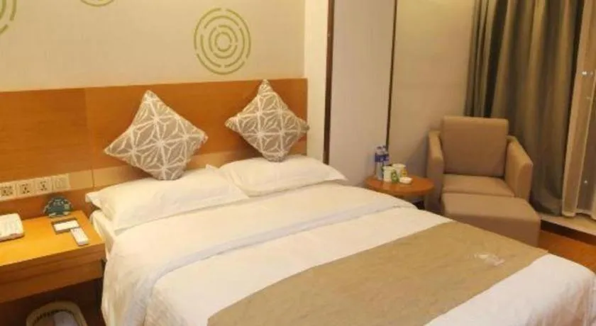 Bed in GreenTree Inn Nanjing Jiangning District Dongqi Road Vehicle 4S Park Branch