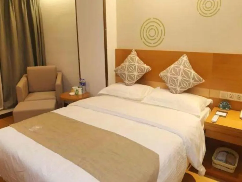 Bed in GreenTree Inn Nanjing Jiangning District Dongqi Road Vehicle 4S Park Branch