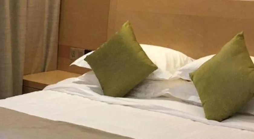 Bed in GreenTree Inn Huainan Shou County Zijin Road Express Hotel