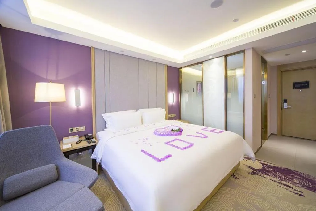 Bed in Lavande Hotel Yangzhou Railway Station Jiangwang RT-Mart