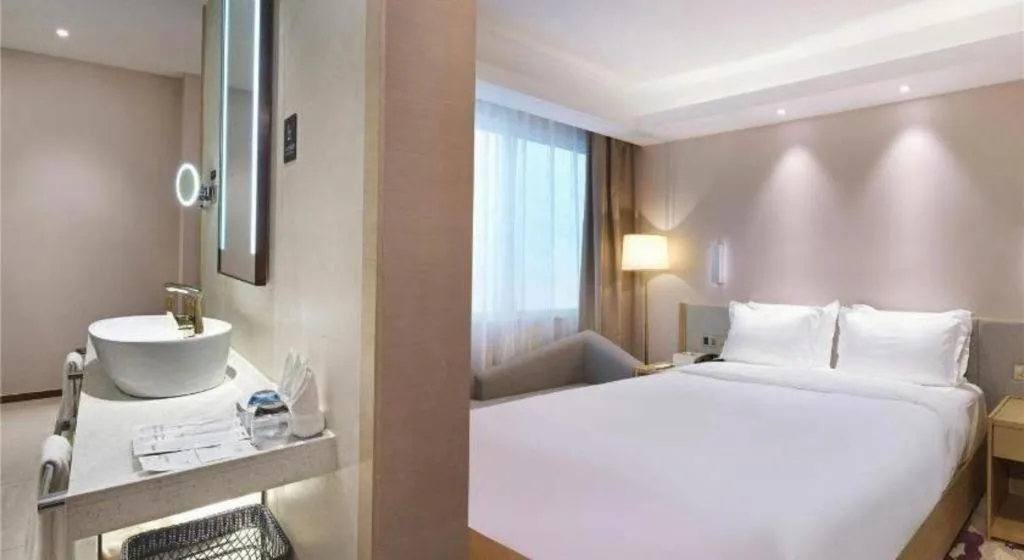 Bed in Lavande Hotel Yangzhou Railway Station Jiangwang RT-Mart