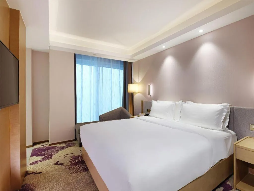 Bed in Lavande Hotel Yangzhou Railway Station Jiangwang RT-Mart