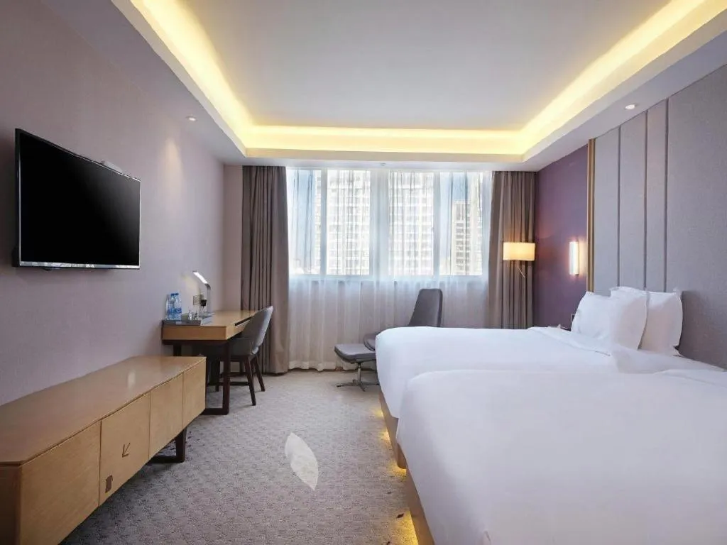 Bed in Lavande Hotel Yangzhou Railway Station Jiangwang RT-Mart