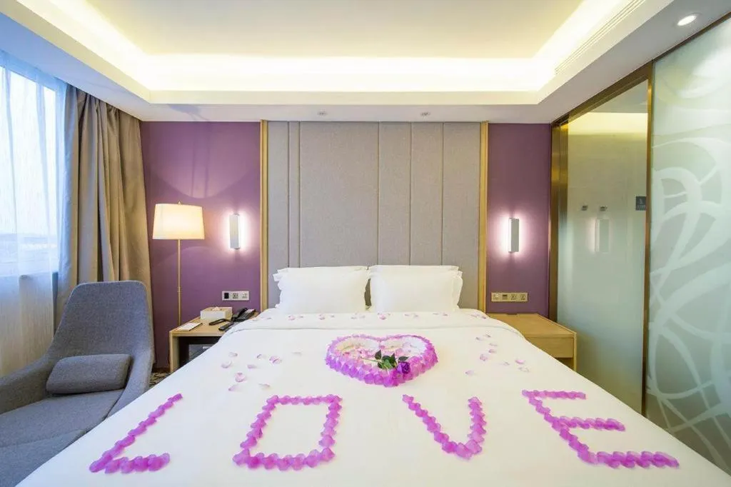 Bed in Lavande Hotel Yangzhou Railway Station Jiangwang RT-Mart