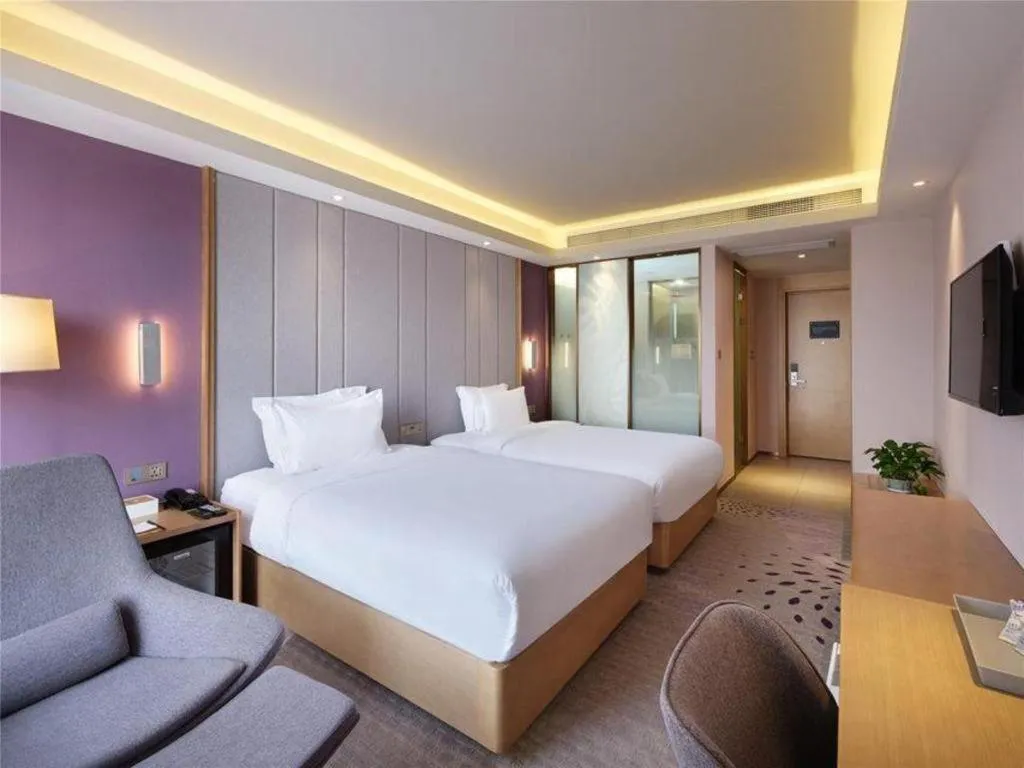 Bed in Lavande Hotel Yangzhou Railway Station Jiangwang RT-Mart