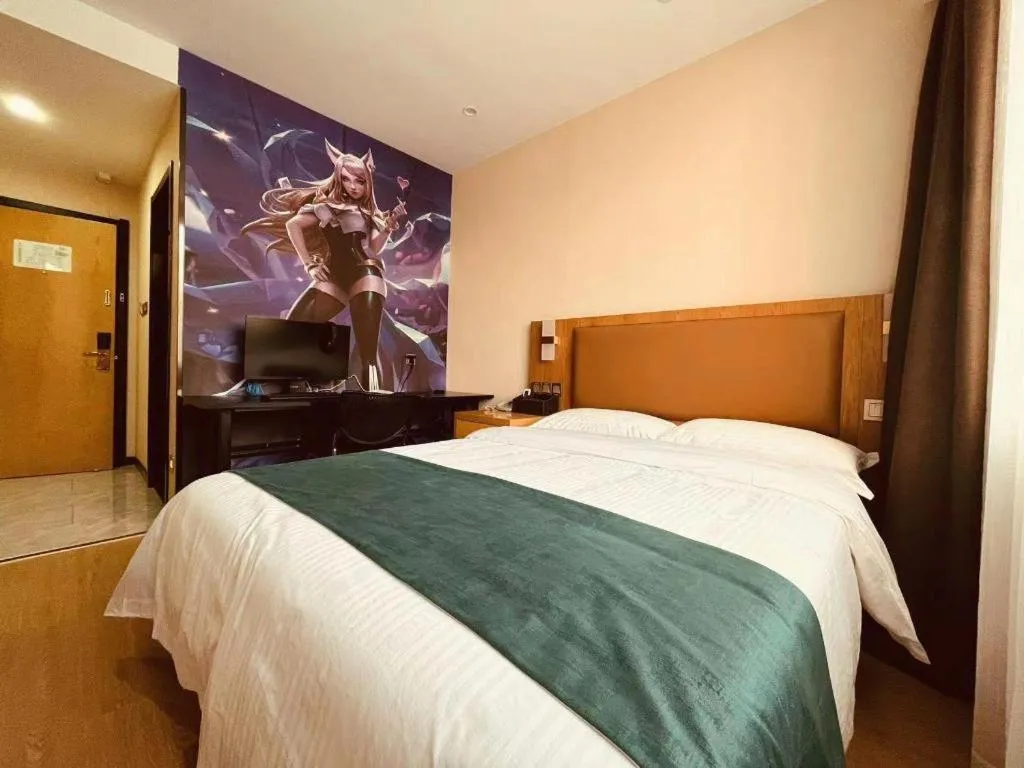 Bed in GreenTree Inn Huangshi Huahu Development Zone Daquan Road