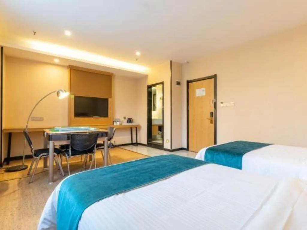 Bed in GreenTree Inn Huangshi Huahu Development Zone Daquan Road