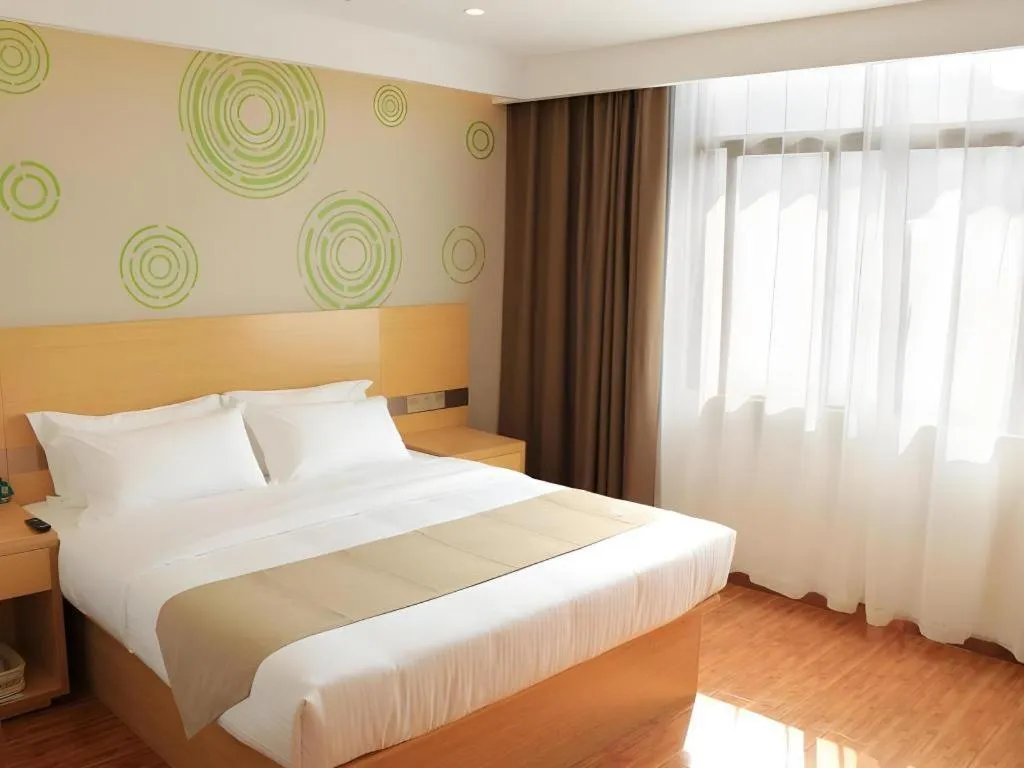 Bed in GreenTree Inn Huangshi Huahu Development Zone Daquan Road