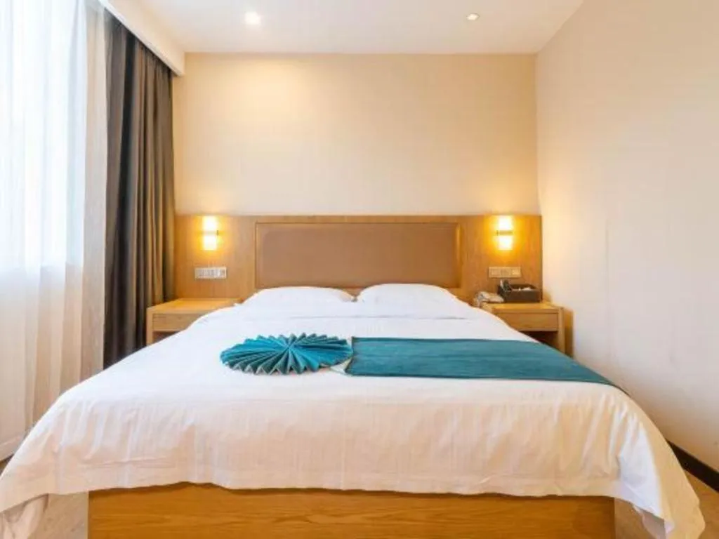 Bed in GreenTree Inn Huangshi Huahu Development Zone Daquan Road