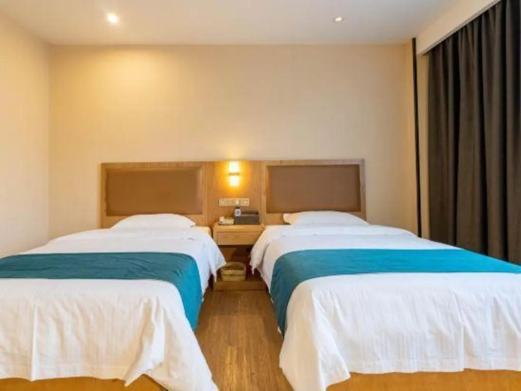 Bed in GreenTree Inn Huangshi Huahu Development Zone Daquan Road