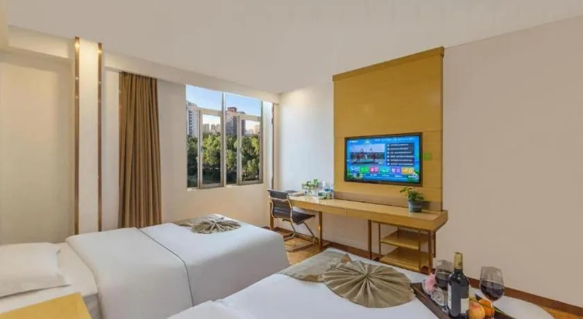 Bed in GreenTree Inn Huangshi Huahu Development Zone Daquan Road