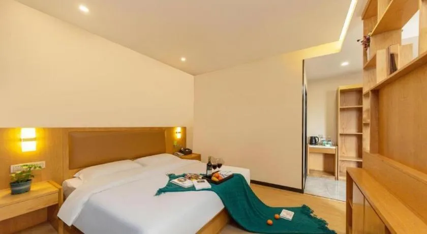 Bed in GreenTree Inn Huangshi Huahu Development Zone Daquan Road