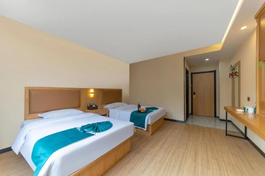 Bed in GreenTree Inn Huangshi Huahu Development Zone Daquan Road