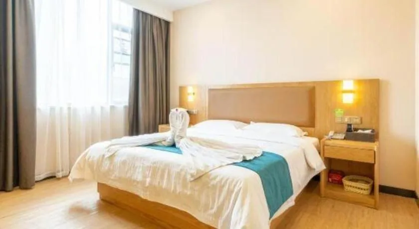 Bed in GreenTree Inn Huangshi Huahu Development Zone Daquan Road